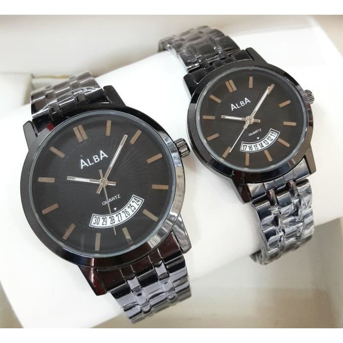 jam tangan couple alba simple Terbatas