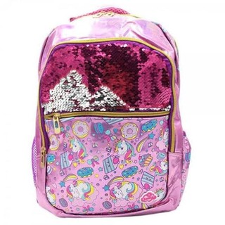  TAS  SEKOLAH  ANAK  RANSEL BACKPACK SEQUIN SANWA LIKE SMIGGLE  