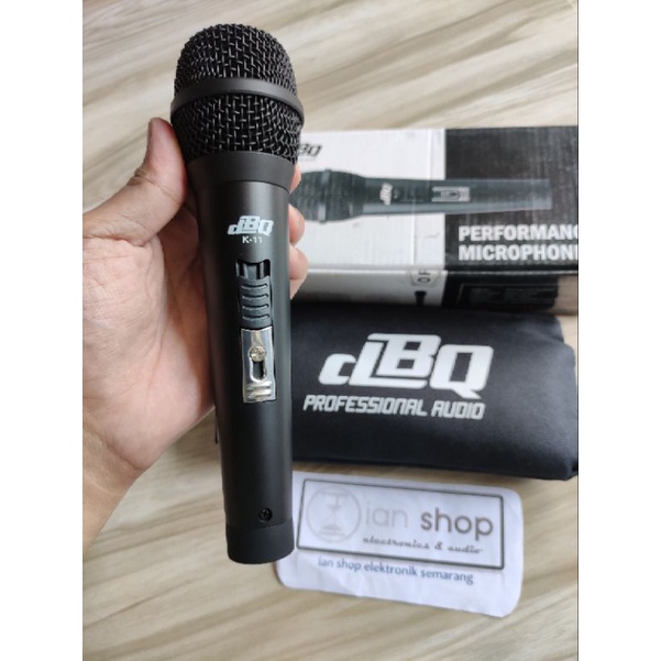 Microphone DBQ K11 Mic Dynamic DBQ K-11 K 11 Performance Vocal Microphone Acoustic Original Plus Switch Suara Detail Dan Jernih