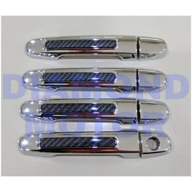 Lis List Garnis Cover Handle Chrome Toyota Innova Model Elegant