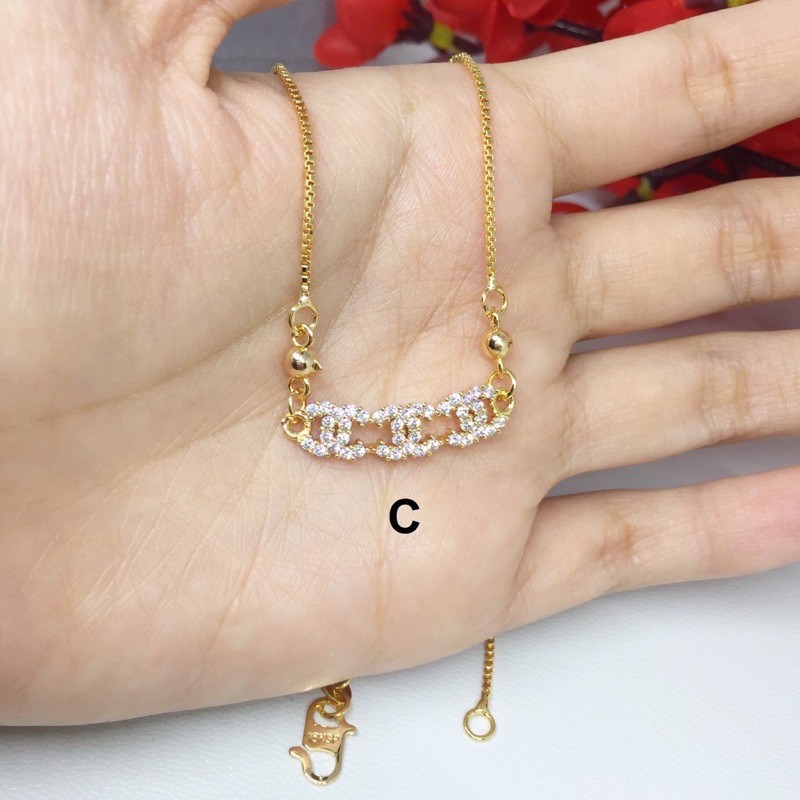 Kalung anak chanel mata 3 suping