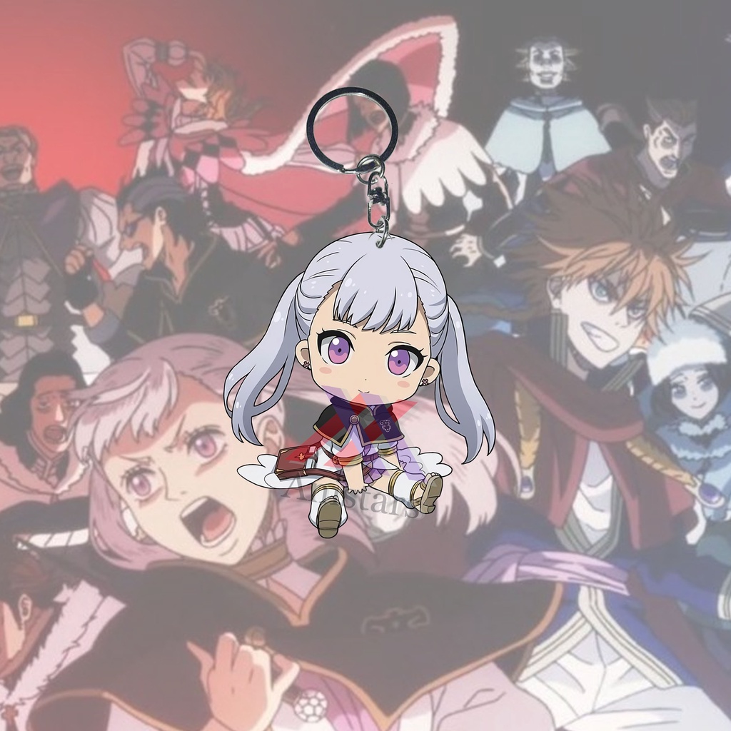 Gantungan Kunci Black Clover Noelle - Key Chain - Souvenir - Anime - Ganci - Ganci Anime