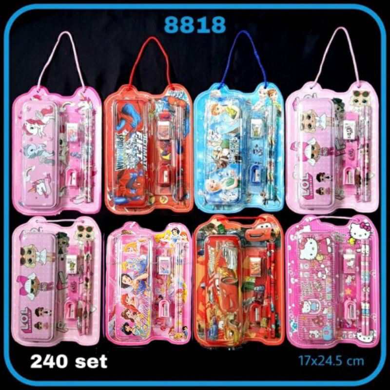 

Stationery set / Alat tulis set / Paket alat tulis lengkap / Stationery set fancy 8818