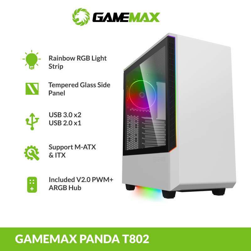 CASING GAMEMAX PALADIN T801 BLACK ATX