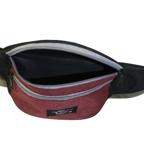 COD Tas slempang / tas waist bag casual termurah model oval pria