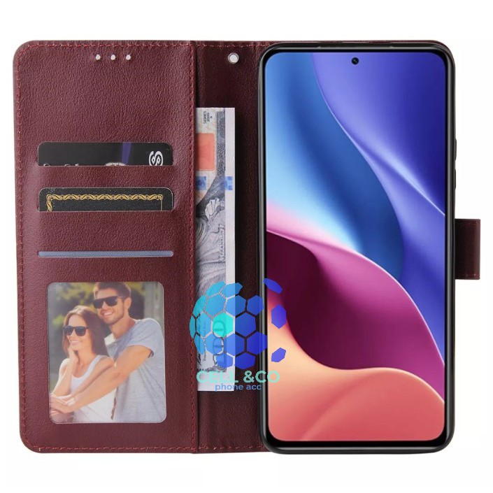 Flip cover POCOPHONE POCO F3 Flip case buka tutup kesing hp casing hp flip case leather wallet