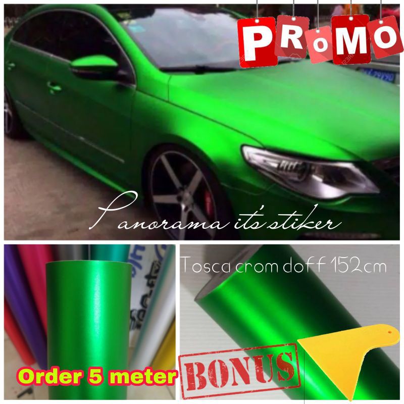 Jual Sticker Mobil Warna Hijau Metalik Scotlite Motor Warna Hijau Doff Sticker Skotlet Motor Warna Satin Indonesia Shopee Indonesia