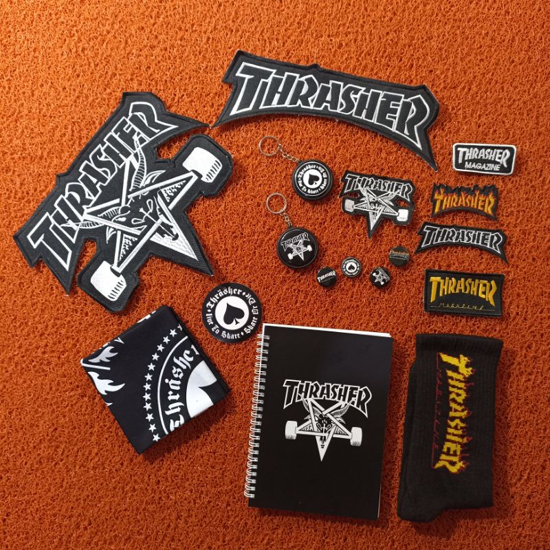 BACKPATCH BORDIR SATU SET / NOTEBOOK / SLAYER / SOCKS / BACKPATCH BORDIR PREMIUM TERLARIS