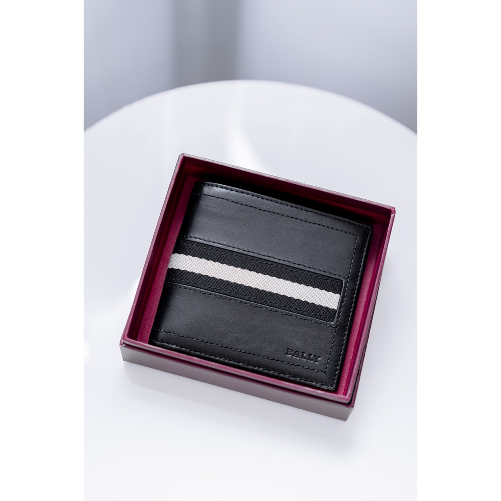 Bally Calfskin Wallet - Black [100% Original]