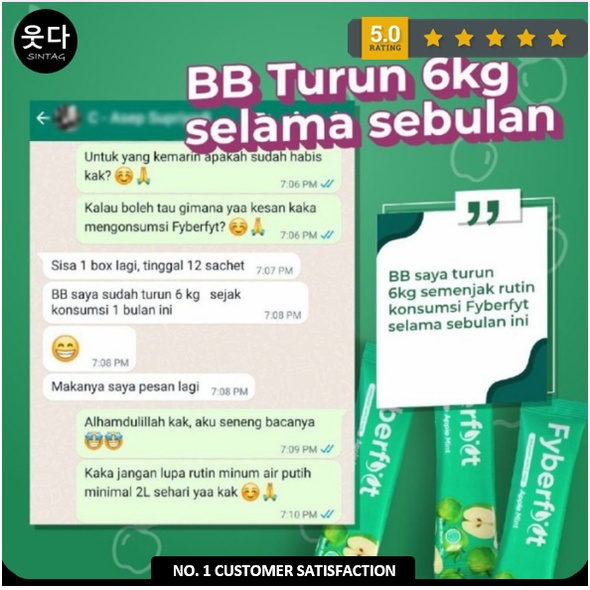 Minuman Diet Serat Fyberfyt Suplemen Detox HARGA GROSIR