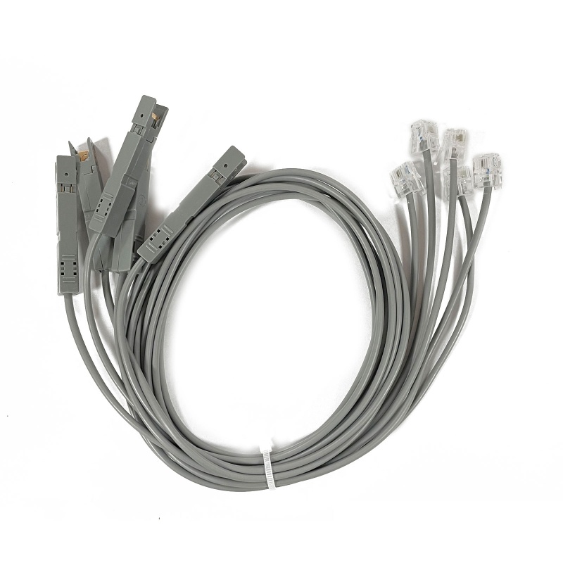 Vivi Hot 1meter 110tes Untuk Head Alligator Clip RJ11 RJ45 Kabel Tes Modul Suara Le