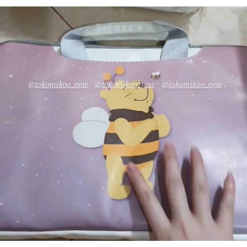 Tas Laptop Premium Snoopy Sanrio Pikachu Pooh Duffy Hello Kitty