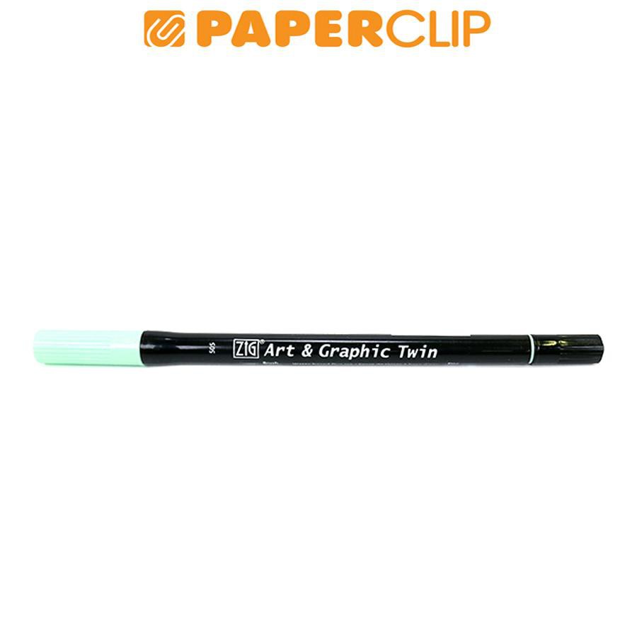 

PEN BRUSH ZIG KURETAKE TUT-80 ART & GRAPHIC TWIN 505 GREEN SHADOW