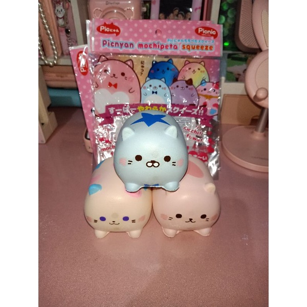 Squishy PicNyan Mochipeta Picnic Kucing Preloved Sale
