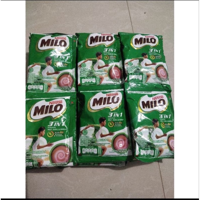 milo 3 in 1 ACTIV GO 35gr X  9 sachet