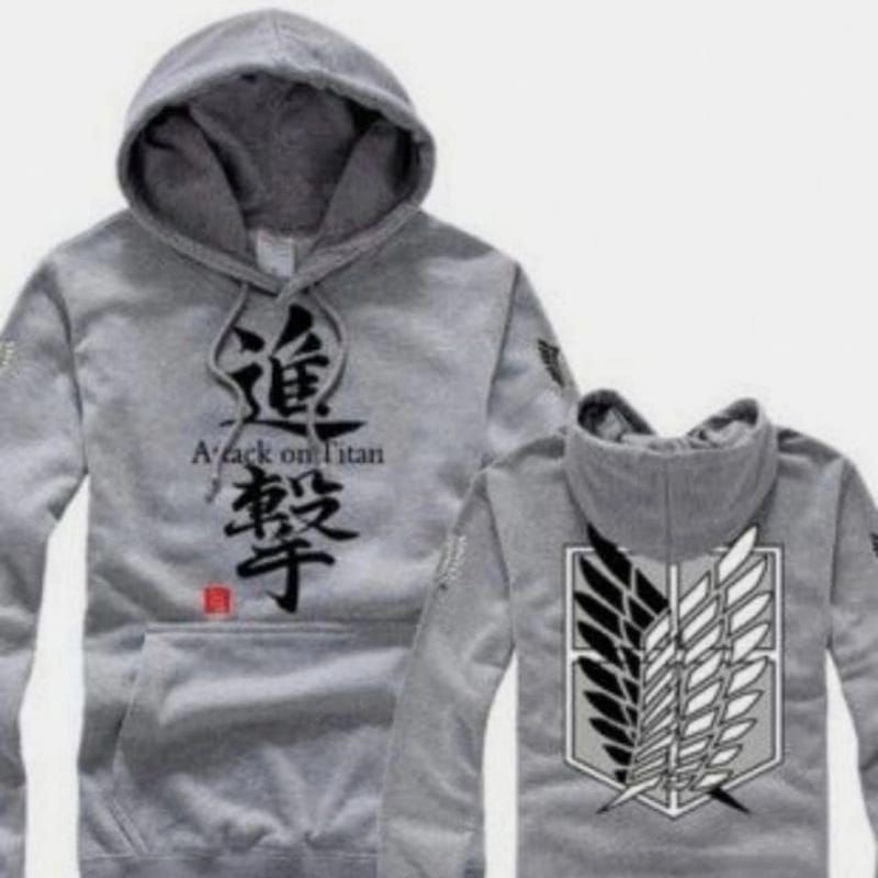 sweater  hoodie anime attack on titan aot