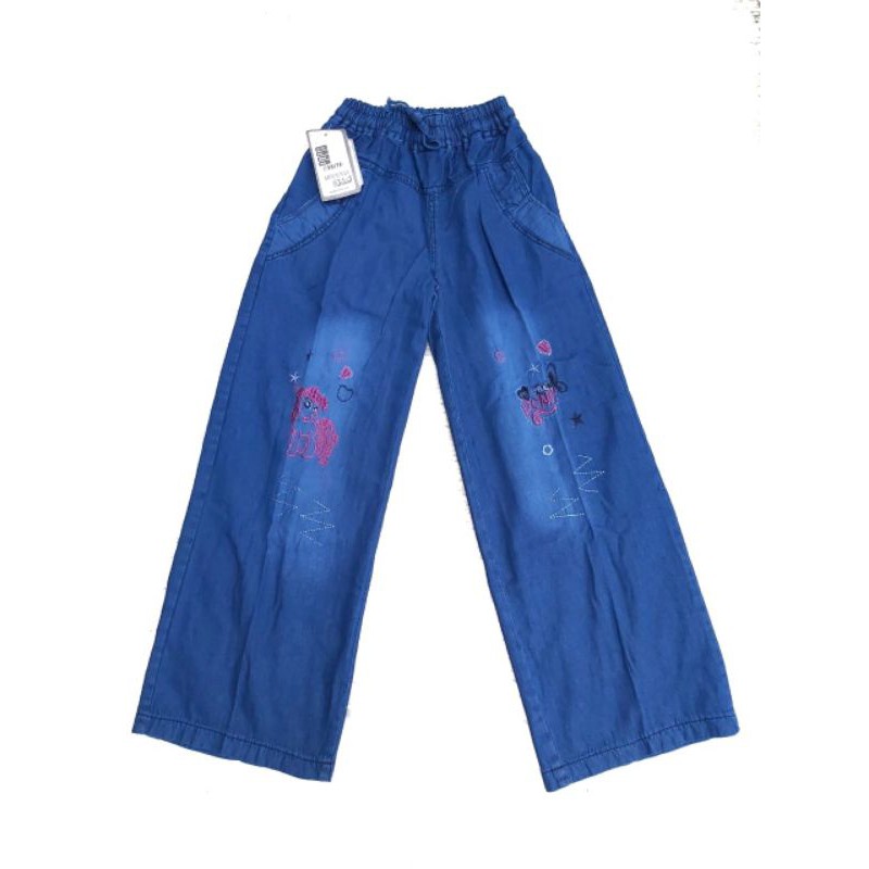 kulot jeans anak tanggung usia 10 - 13 thn