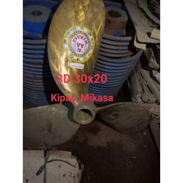 Kipas Kapal Mikasa / Propeller 3D 30x20