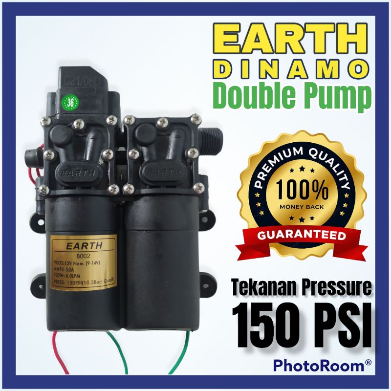 Dinamo Sprayer Doble Pump / Dinamo 150 Psi / Dinamo Cuci motor / Dinamo Semprot / Mesin Cuci motor /