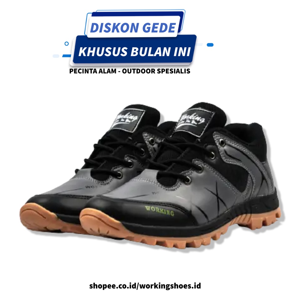 Sepatu Hiking Gunung Pria Wanita Adventure Touring Offroad Outdoor Shoes Tracker Terbaik Original Te