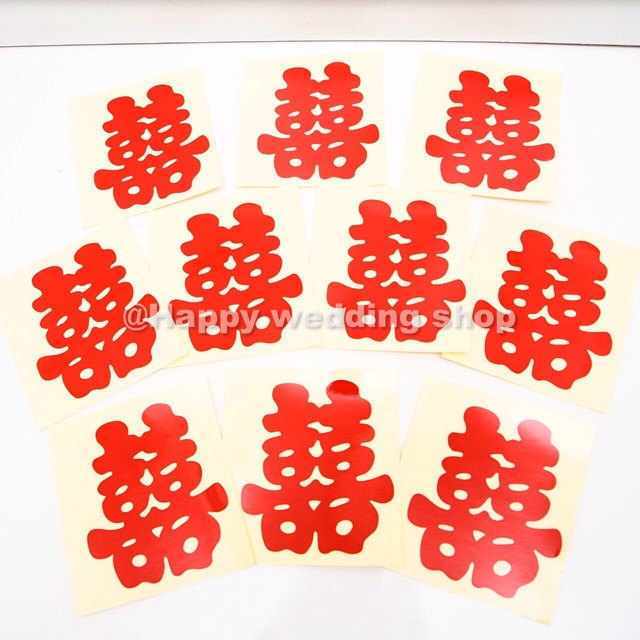 

Stiker shuangxi / Stiker Wedding / Sangjit