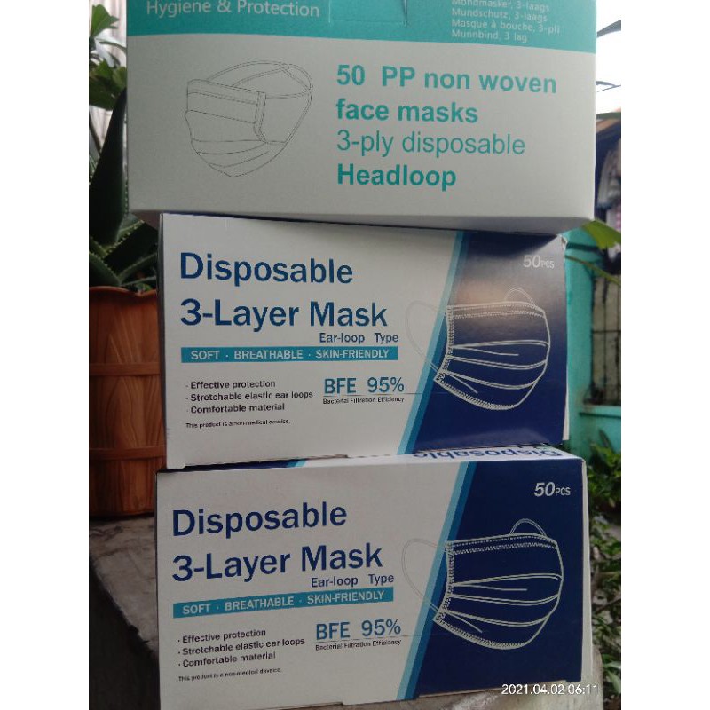 Masker Earloop 1 Koli