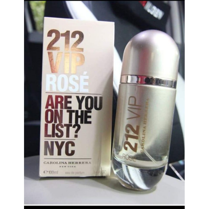 PARFUM ORIGINAL SINGAPUR 212 VIP ROSE CAROLINA HERRERA