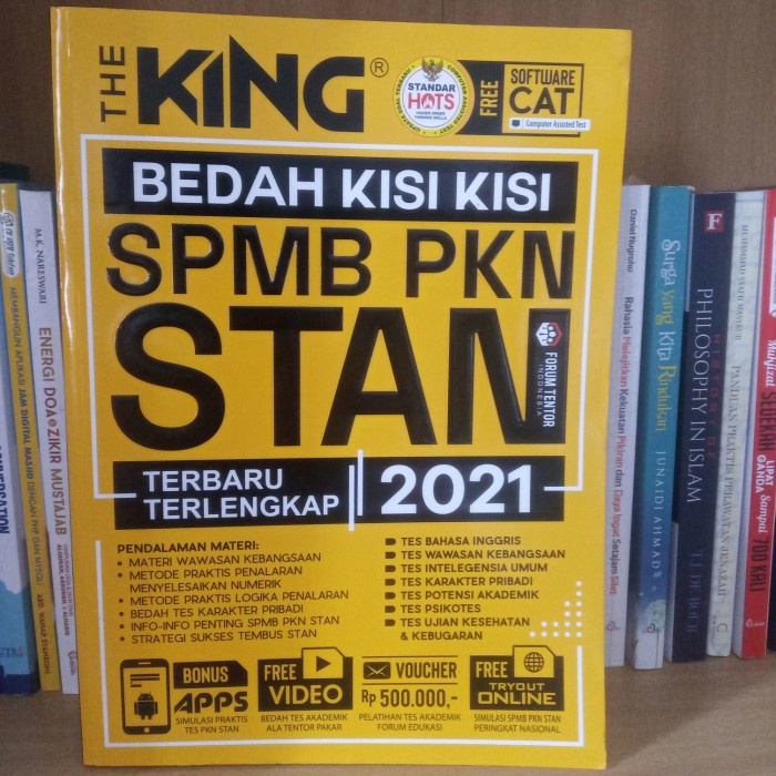 

❤BISA COD❤ BUKU BEST SELLER THE KING BEDAH KISI-KISI SPMB PKN STAN 2021