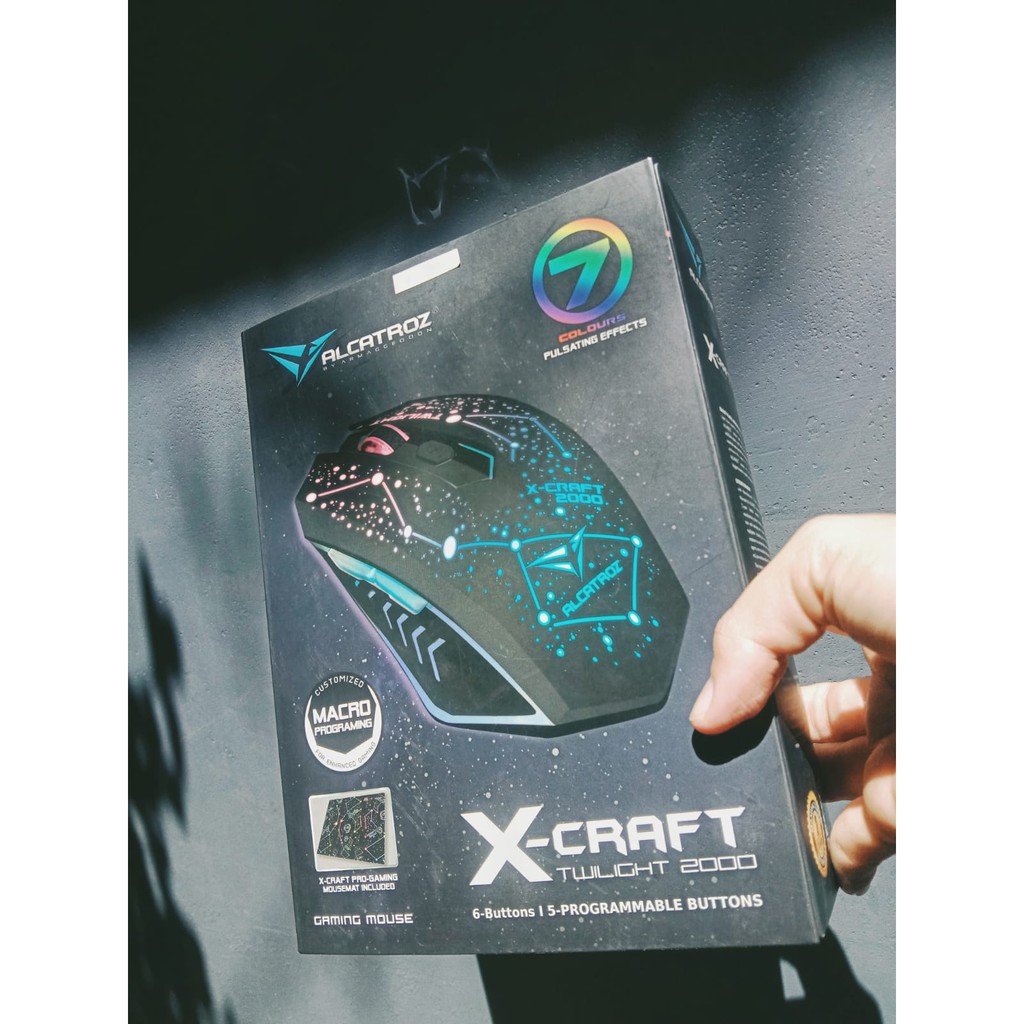 Jual POWERLOGIC XCRAFT 2000 MOUSE GAMING (XCRAFT SERIES) Shopee