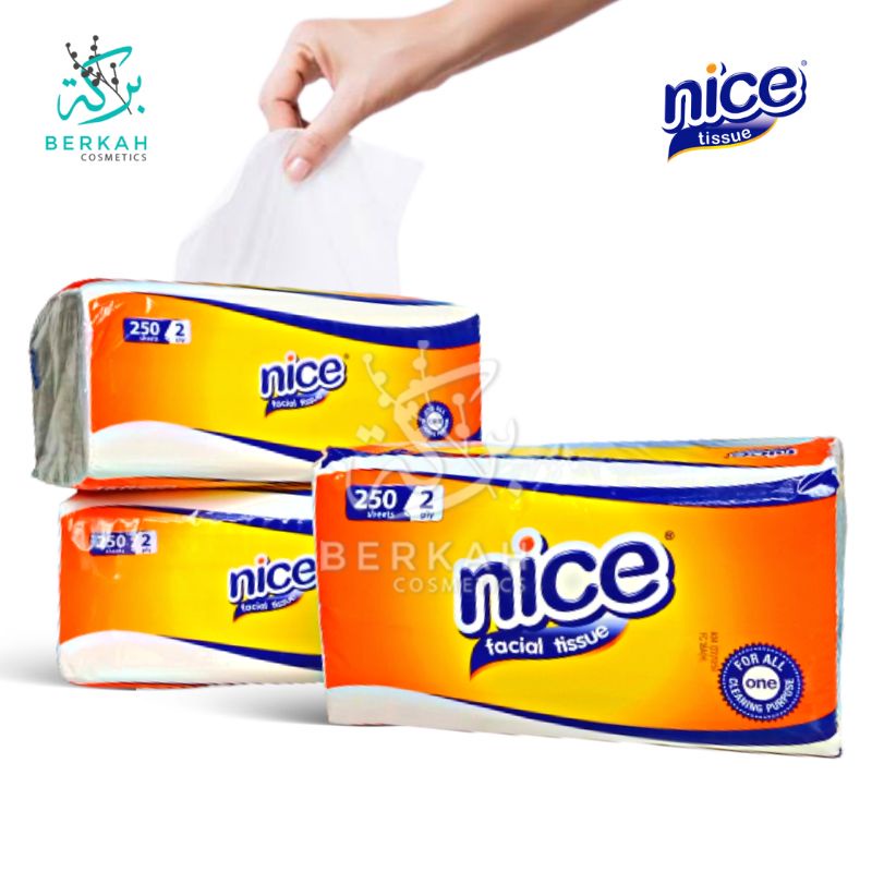 Nice Facial Tissue / Tisu 250 sheet 2 ply