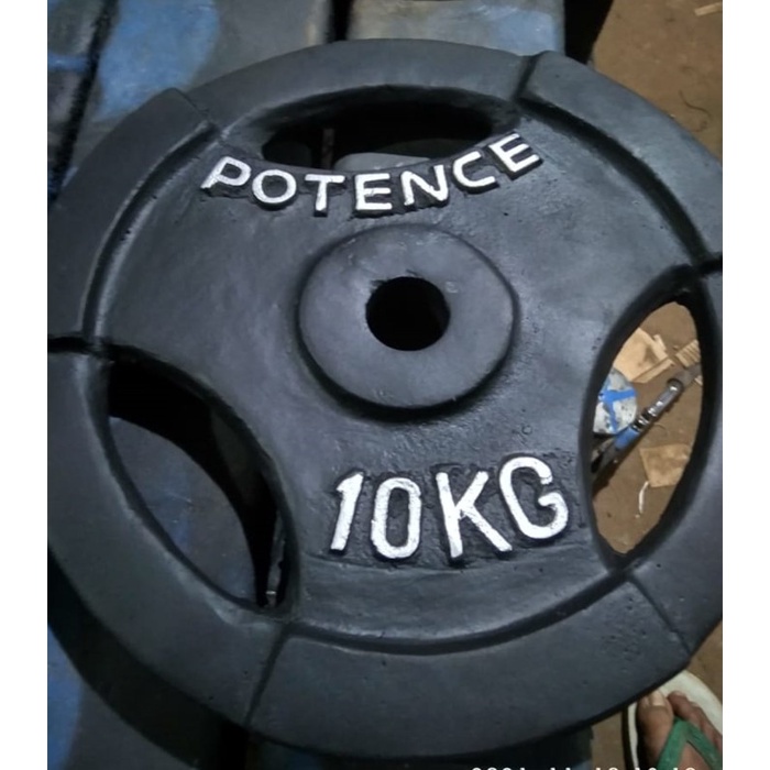 POTENCE PLATE BARBEL 20KG DUMBELL SET BESI BEBAN PIRINGAN PLAT 20 KG