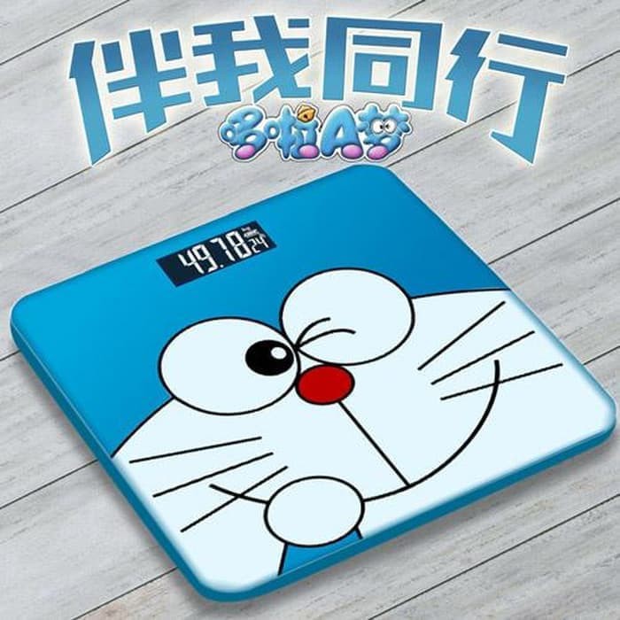 Timbangan Badan Digital Desain Kartun KarakterTimbangan Badan Karakter Doraemon Helllo Kitty