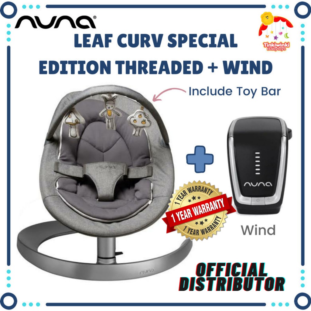 Nuna Leaf Curv Special Edition Threaded (include toybar)