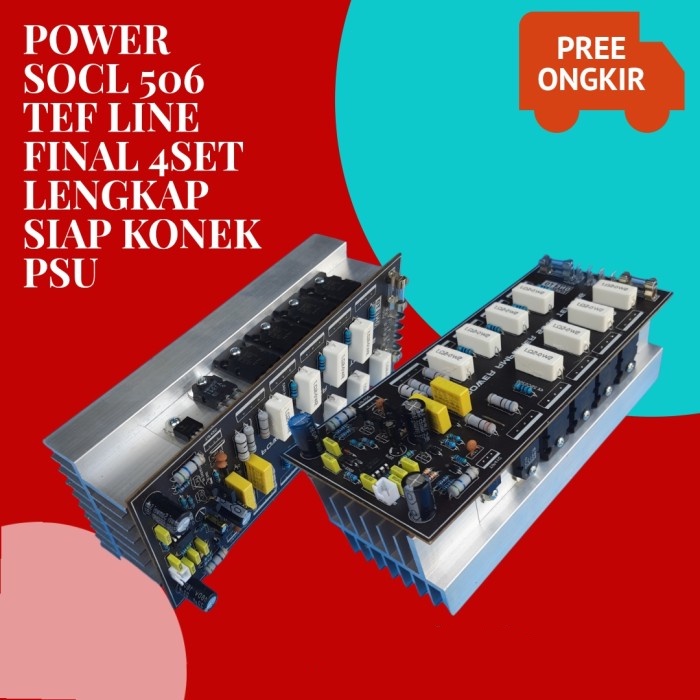 Power DriverSocl 506 tef 4 set lengkap siap konek psu