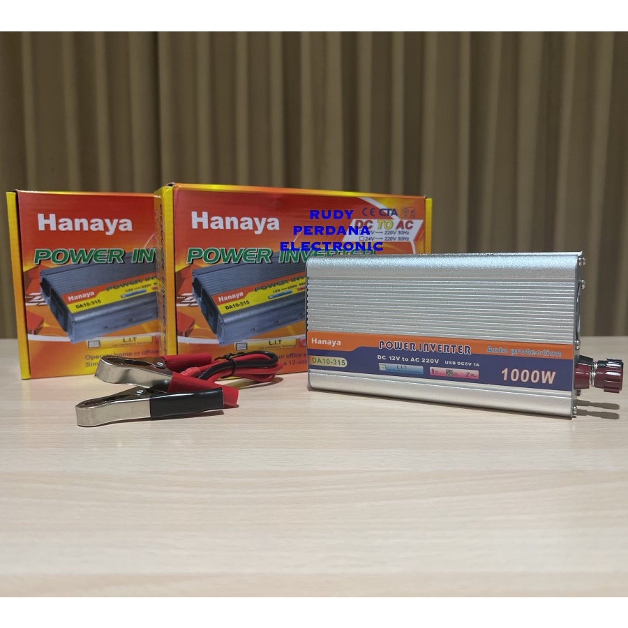 INVERTER DC 12V TO AC 220V 1000 WATT HANAYA DA10-315 1000W