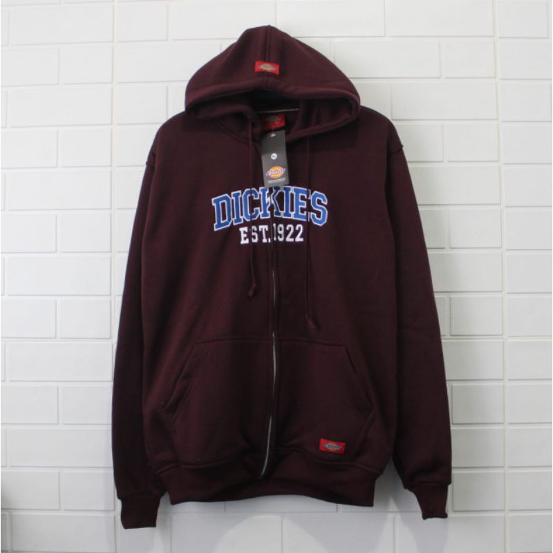 Sweeter Hoodie Zipper Dickies Clasic Full Bordir /Casual Suppoter Bola indonesia High Quality