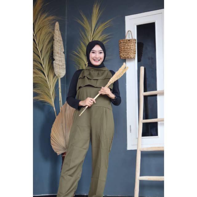 1KG MUAT 5PCS | VIGA JUMPSUIT / JUMPSUIT MOSCREPE POLOS / JUMPSUIT MAULIDA