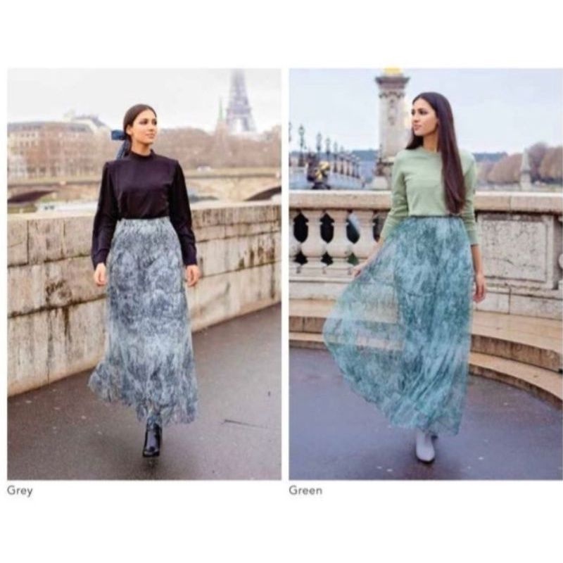 Benang Jarum El Mar Minorca Flowy Skirt Green XL HARGA TAG