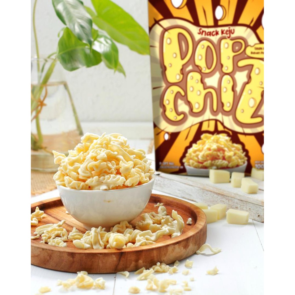 

Snack Keju PopChiz Cheese Snack Premium Cemilan Keju Luber Gurih!