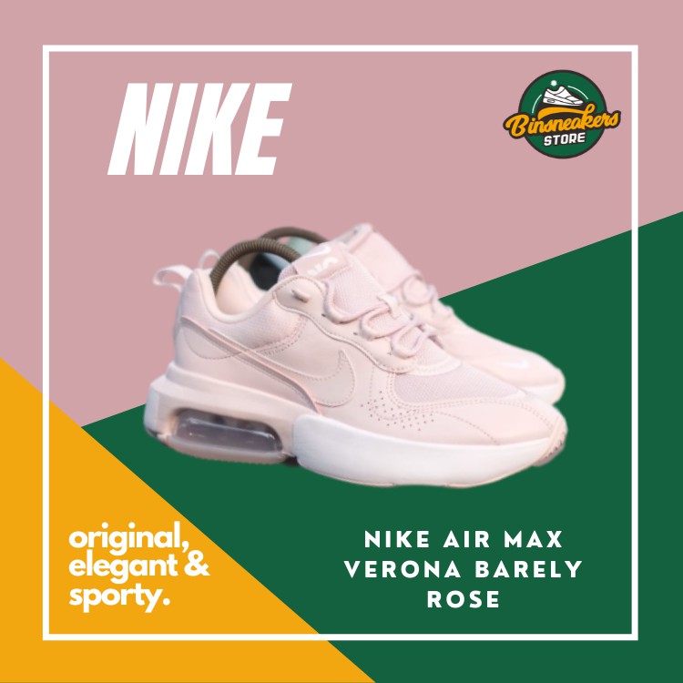 Sepatu Sneakers Nike Air Max Verona Barely Rose / Sepatu Casual / Sneakers Wanita Original Pink