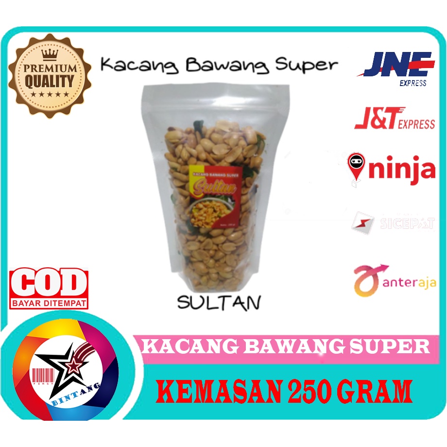 

Kacang Bawang Super Oven Daun Jeruk Purut Kemasan 250 gram