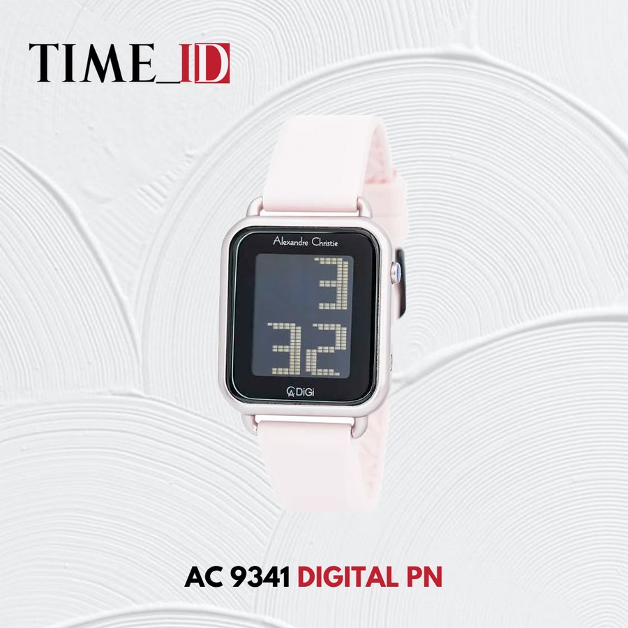 Jam Tangan Alexandre Christie AC 9341 DIGITAL Pink Unisex