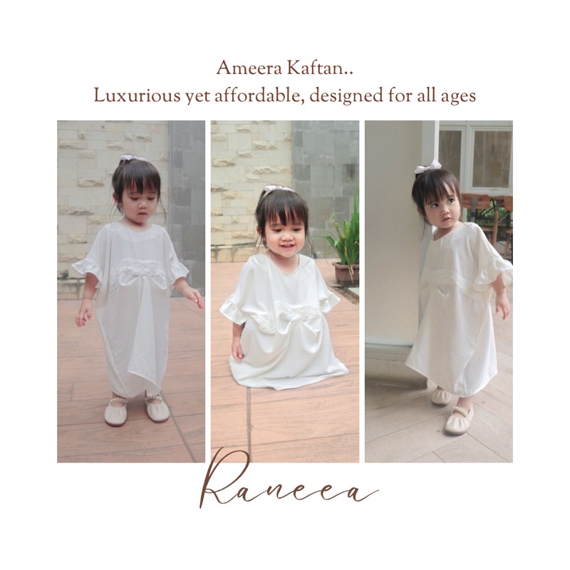 Raneea - AMEERA kaftan bayi kaftan baju bayi perempuan baju anak perempuan anak kaftan dewasa Couple