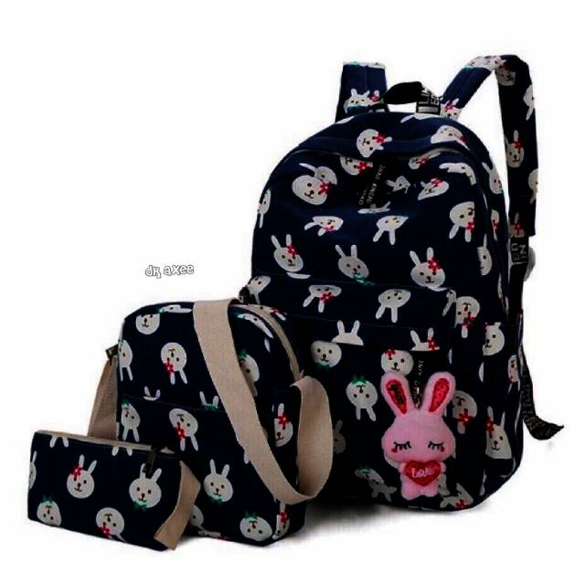 Tas ransel sekolah playboy besar/tas murah