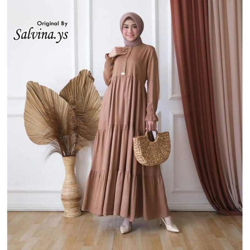 Jual GAMIS SALVINA warna maroon | Shopee Indonesia