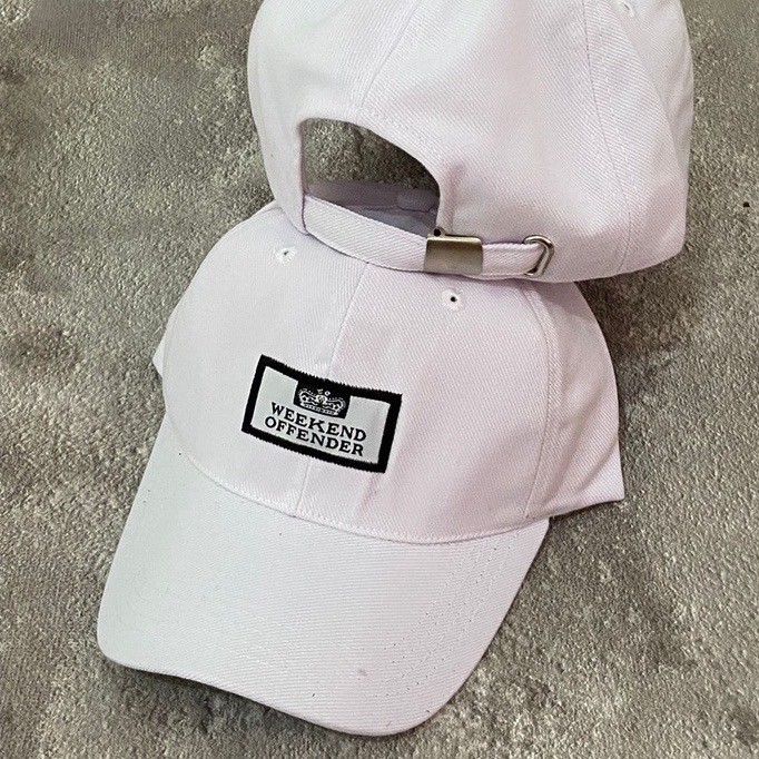Topi Bisbol Distro Kekinian Murah Bordir Gaya Korea Pria Wanita Thanksinsomnia-WO PUTIH