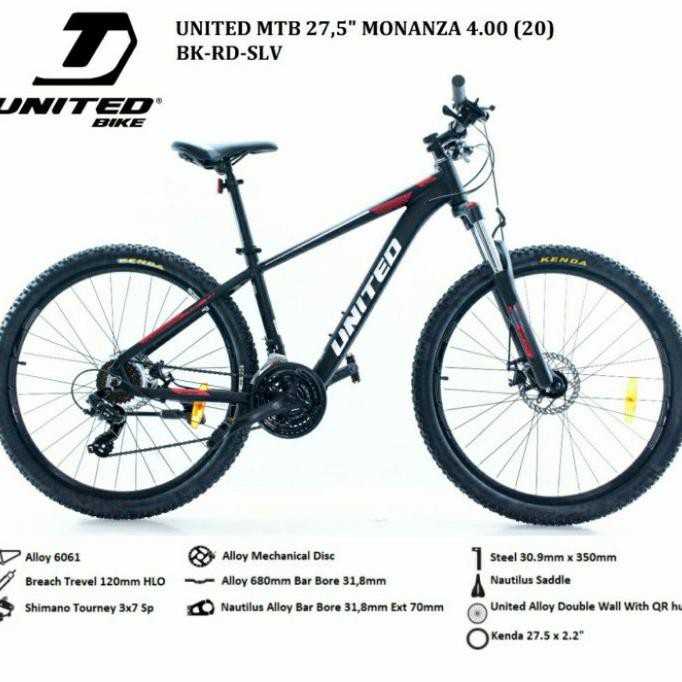 BIG PROMO Sepeda Mtb United Monanza 4.00 Maisarashop228  Sepeda Murah