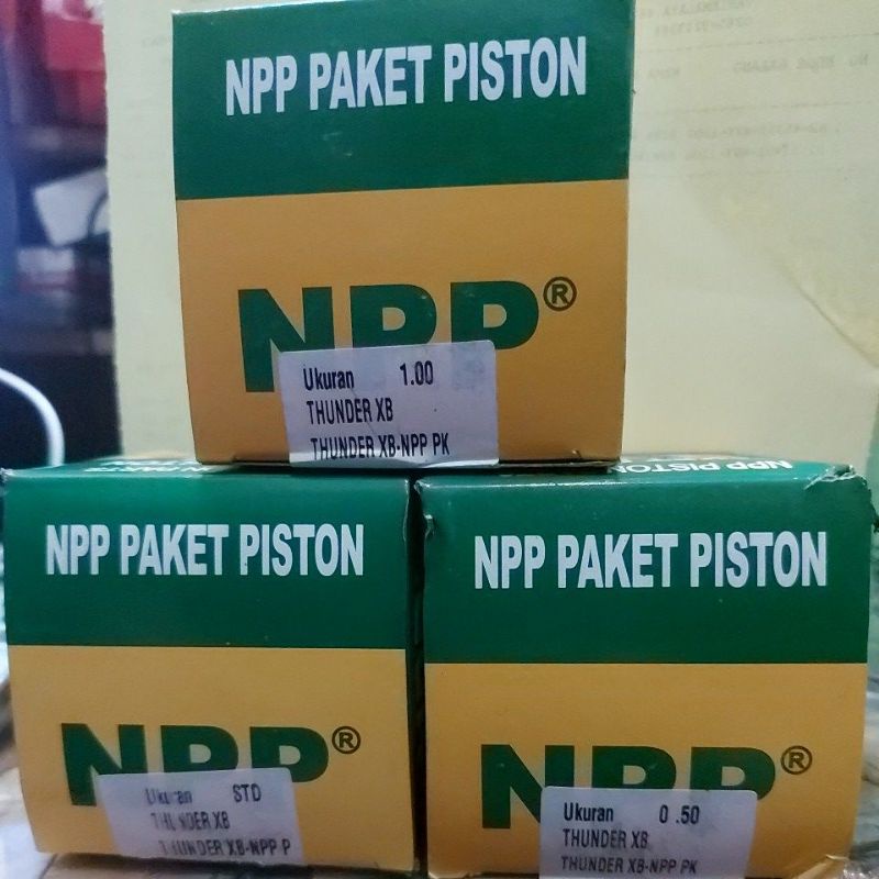 Piston kit Thunder XB NPP rubahan mio 58 MM STD /0.50/1.00