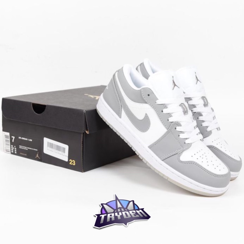 Nike Air Jordan 1 Low White Wolf Grey
