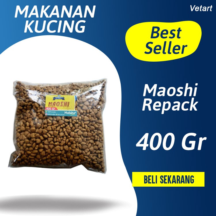 Makanan Kucing Maoshi 400 gram